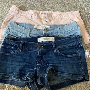 Abercrombie and Fitch short shorts